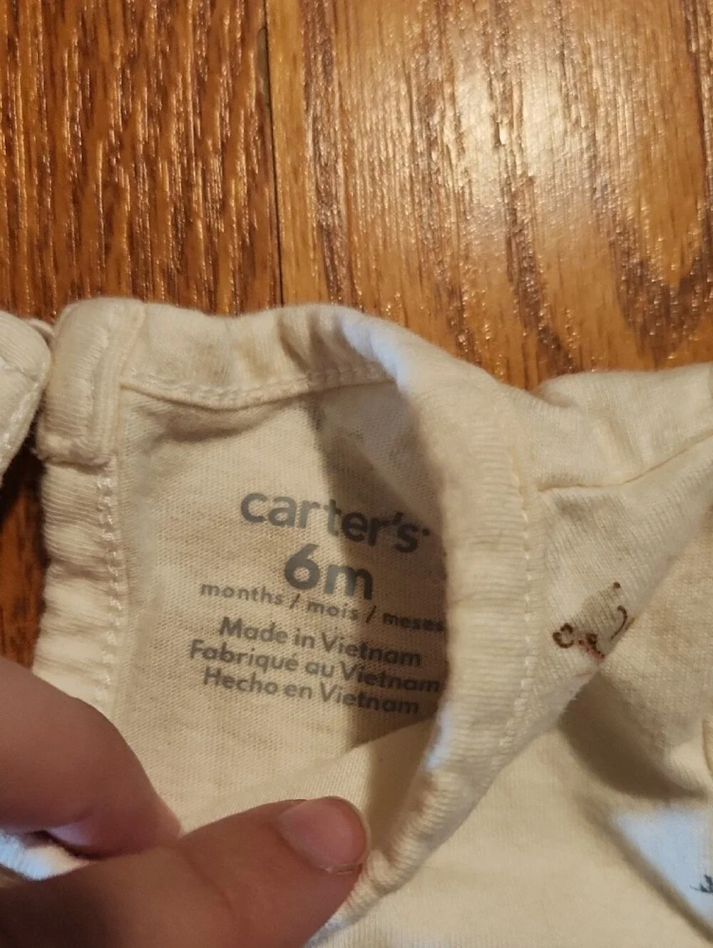 Carter's Chambray Blue Denim Baby One-Piece